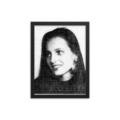 Agnieszka Kotlarska framed print on a plain backdrop in size 12"x16".