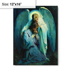 Agony In The Garden By Frans Schwartz metal print on a plain backdrop in size 12"x16".