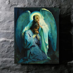 Agony In The Garden By Frans Schwartz metal print mockup