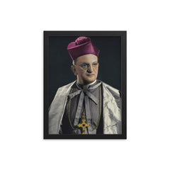 Agostino Ernesto Castrillo framed print on a plain backdrop in size 12"x16".