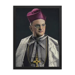 Agostino Ernesto Castrillo framed print on a plain backdrop in size 18"x24".