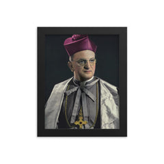 Agostino Ernesto Castrillo framed print on a plain backdrop in size 8"x10".