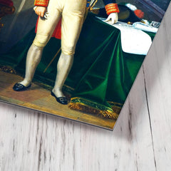 Agustin I of Mexico metal print mockup