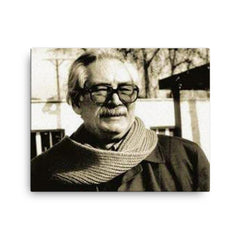 Ahmad Mahmoud canvas print on a plain backdrop in size 16"x20".