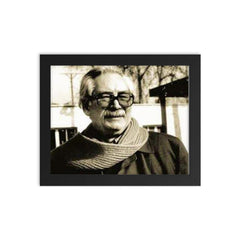 Ahmad Mahmoud framed print on a plain backdrop in size 8"x10".