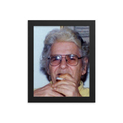 Ahmad Shamlou framed print on a plain backdrop in size 8"x10".