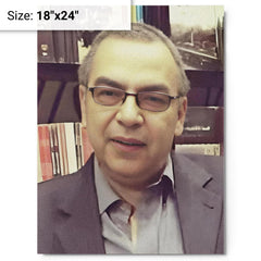 Ahmed Khaled Tawfik metal print on a plain backdrop in size 18"x24".