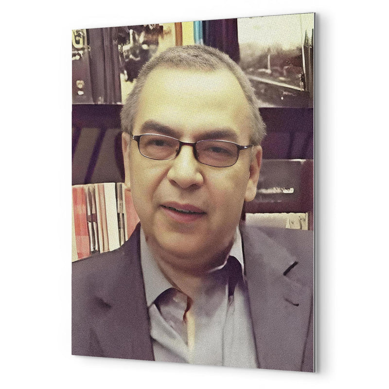 Ahmed Khaled Tawfik metal print mockup