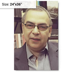 Ahmed Khaled Tawfik metal print on a plain backdrop in size 24"x36".