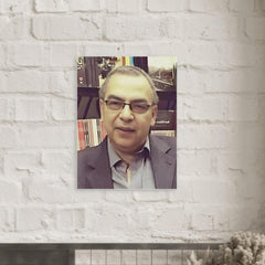 Ahmed Khaled Tawfik metal print mockup
