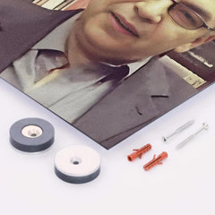 Ahmed Khaled Tawfik metal print mockup