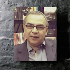 Ahmed Khaled Tawfik metal print mockup