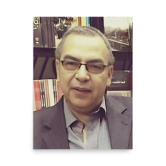 Ahmed Khaled Tawfik poster on a plain backdrop in size 18"x24".