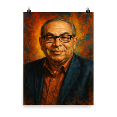 Ahmed Khaled Tawfik poster on a plain backdrop in size 8"x10".