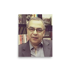 Ahmed Khaled Tawfik poster on a plain backdrop in size 8"x10".