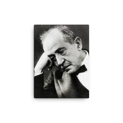 Ahmed Shawqi canvas print on a plain backdrop in size 12"x16".