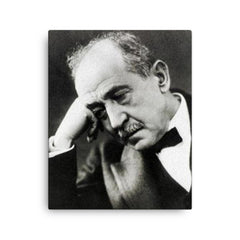 Ahmed Shawqi canvas print on a plain backdrop in size 16"x20".