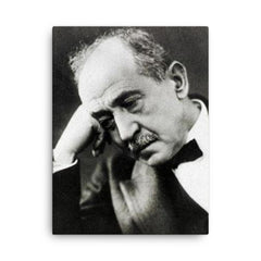 Ahmed Shawqi canvas print on a plain backdrop in size 18"x24".