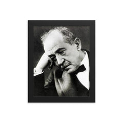 Ahmed Shawqi framed print on a plain backdrop in size 8"x10".