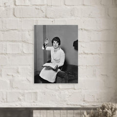 Aimee Semple McPherson metal print mockup