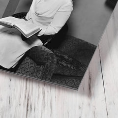 Aimee Semple McPherson metal print mockup