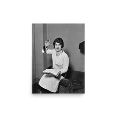 Aimee Semple McPherson poster on a plain backdrop in size 12"x16".