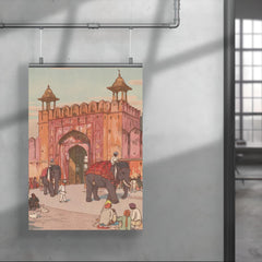 Ajmer Gate Jaipur by Hiroshi Yoshida poster 4