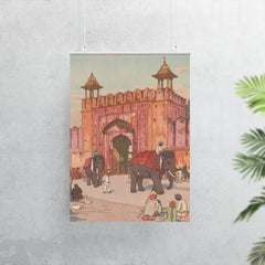 Ajmer Gate Jaipur by Hiroshi Yoshida poster 7