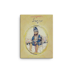 Akali Phula Singh canvas print on a plain backdrop in size 12"x16".
