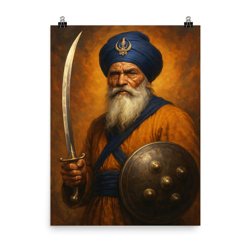 Akali Phula Singh poster on a plain backdrop in size 8