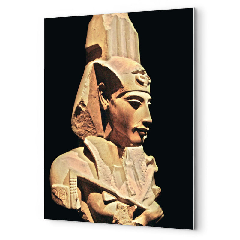 Akhenaten metal print mockup