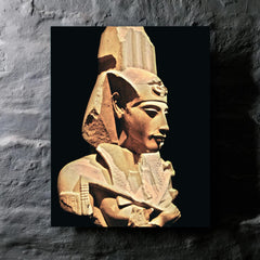 Akhenaten metal print mockup