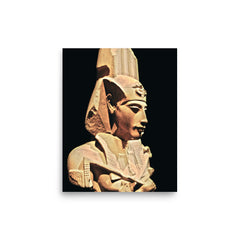 Akhenaten poster on a plain backdrop in size 8"x10".