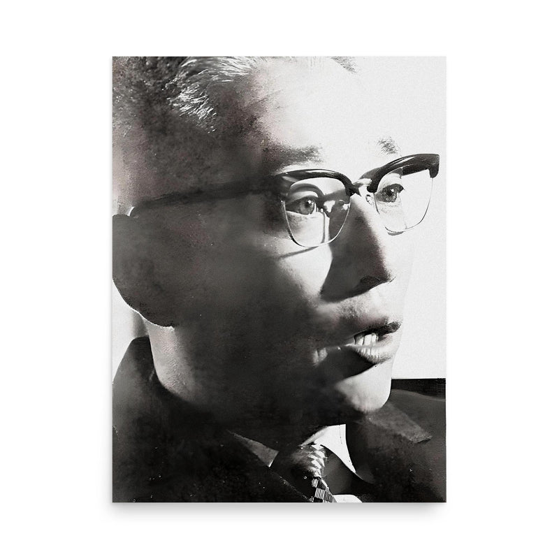 Akio Morita poster on a plain backdrop in size 18