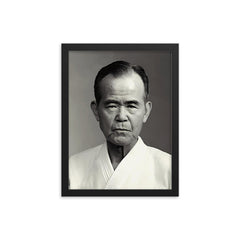 Akira Tohei framed print on a plain backdrop in size 12"x16".