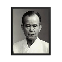 Akira Tohei framed print on a plain backdrop in size 16"x20".