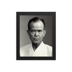 Akira Tohei framed print on a plain backdrop in size 8"x10".