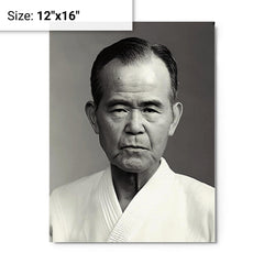 Akira Tohei metal print on a plain backdrop in size 12"x16".