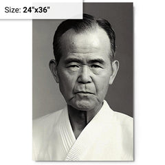 Akira Tohei metal print on a plain backdrop in size 24"x36".