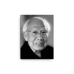 Akira Yoshizawa canvas print on a plain backdrop in size 12"x16".