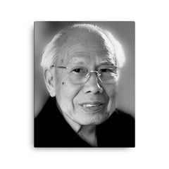 Akira Yoshizawa canvas print on a plain backdrop in size 16"x20".