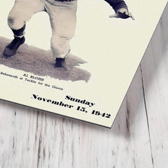 Al Blozis metal print mockup