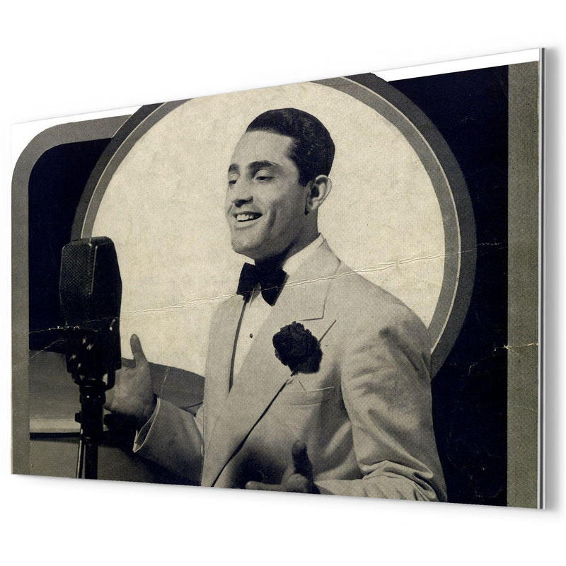 Al Bowlly metal print mockup