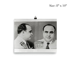 Al Capone mugshot, 1931 poster 4
