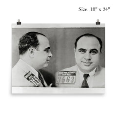Al Capone mugshot, 1931 poster 5