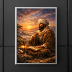 Al Ghazali after spiritual crisis at dawn poster 5
