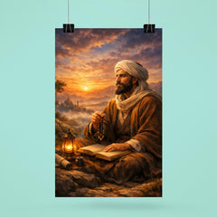 Al Ghazali after spiritual crisis at dawn poster 6