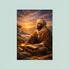 Al Ghazali after spiritual crisis at dawn poster 8