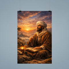 Al Ghazali after spiritual crisis at dawn poster 9
