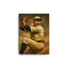 Al Gumbert canvas print on a plain backdrop in size 12"x16".